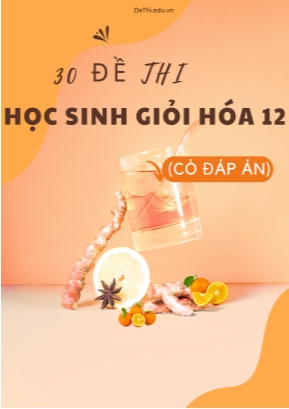 Bộ 30 Đề thi học sinh giỏi Hóa 12 (Có đáp án)